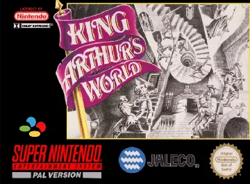 King Arthur's World (Europe) box cover front